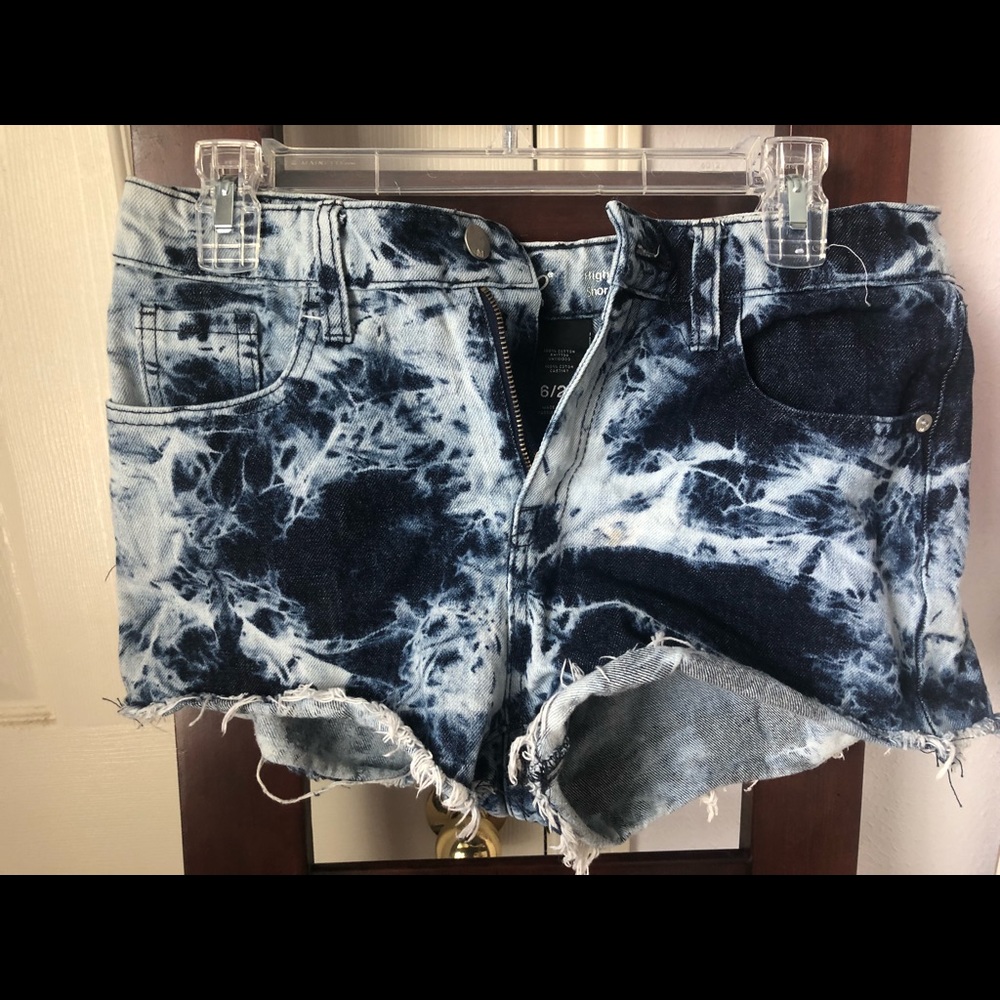 Highwaisted Tie dye Shorts